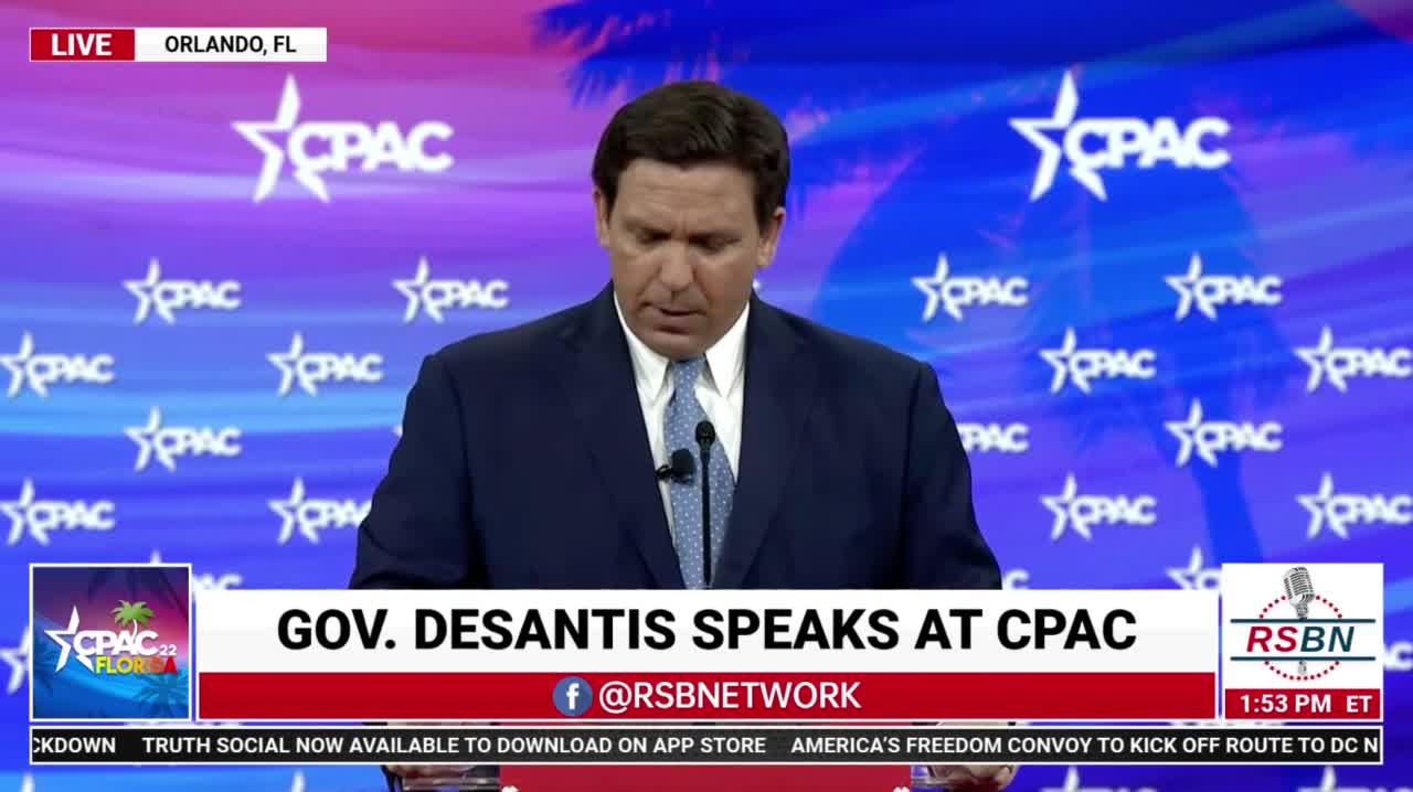 Gov. DeSantis Rails Against the