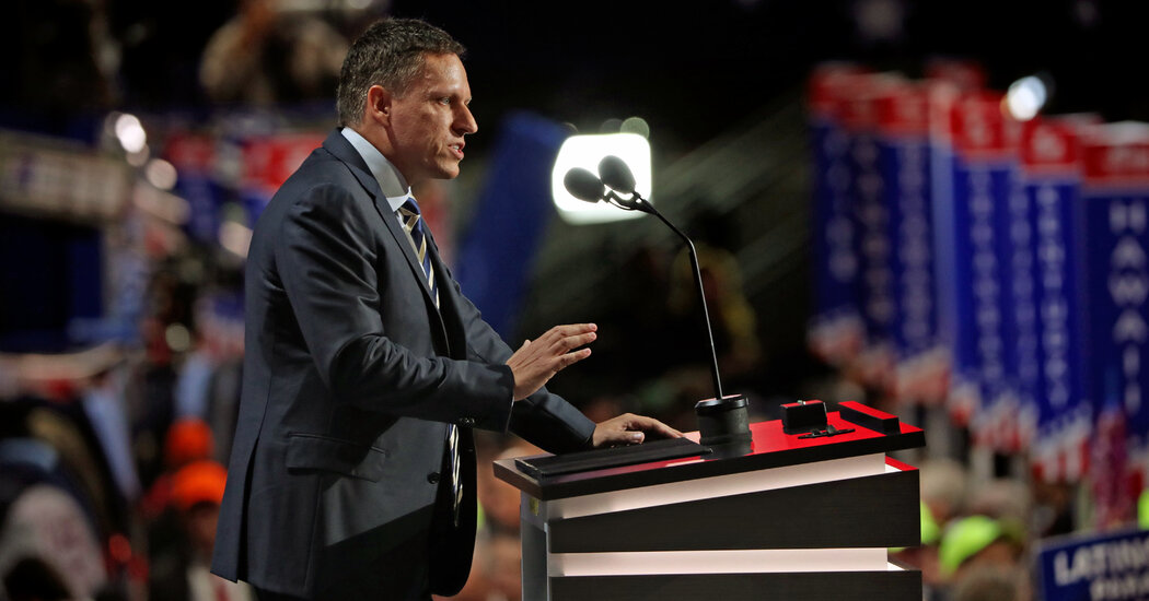 Peter Thiel to Exit Meta’s Board to Support Trump-Aligned Candidates - The New York Times