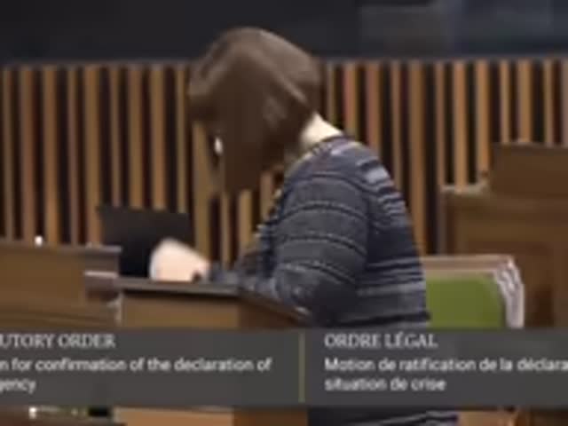 Canada Parliament ignores MP's Klaus Schwab question!