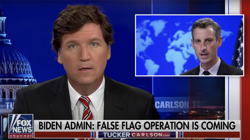 Tucker Carlson Destroys U.S. State Department’s Attempt to Launch War With Russia, Says Alex Jones ‘Far More Credible’