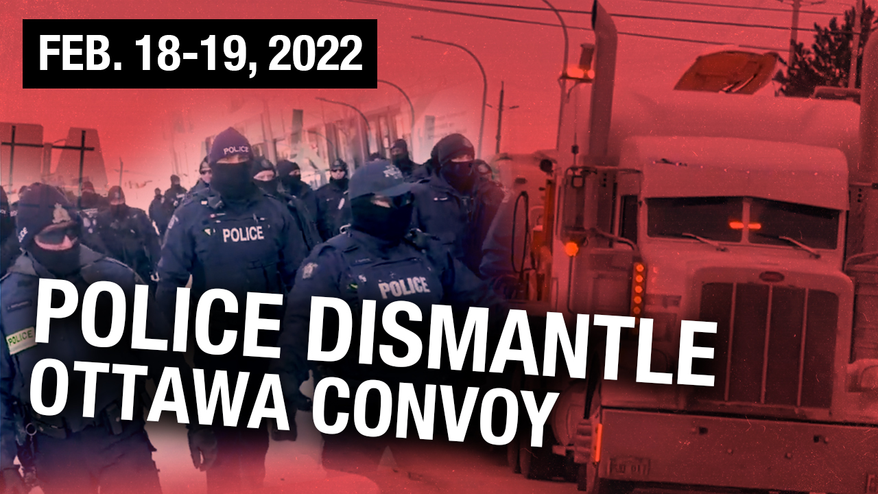 FULL FOOTAGE: Police crackdown on peaceful protesters in Ottawa last weekend - Rebel News