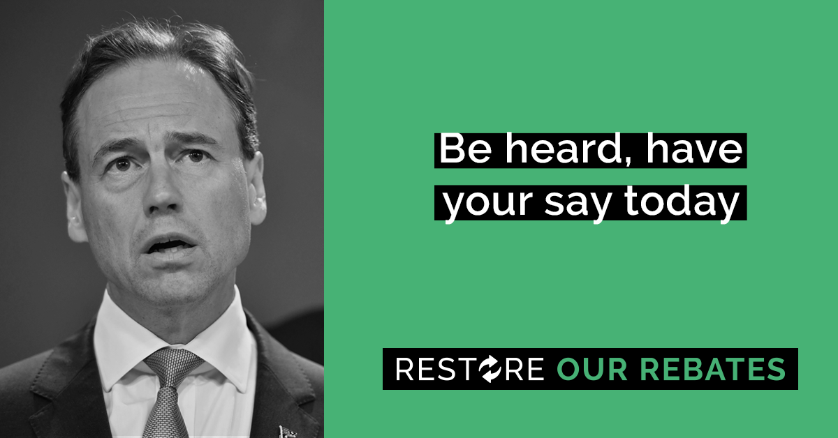 RESTORE OUR REBATES