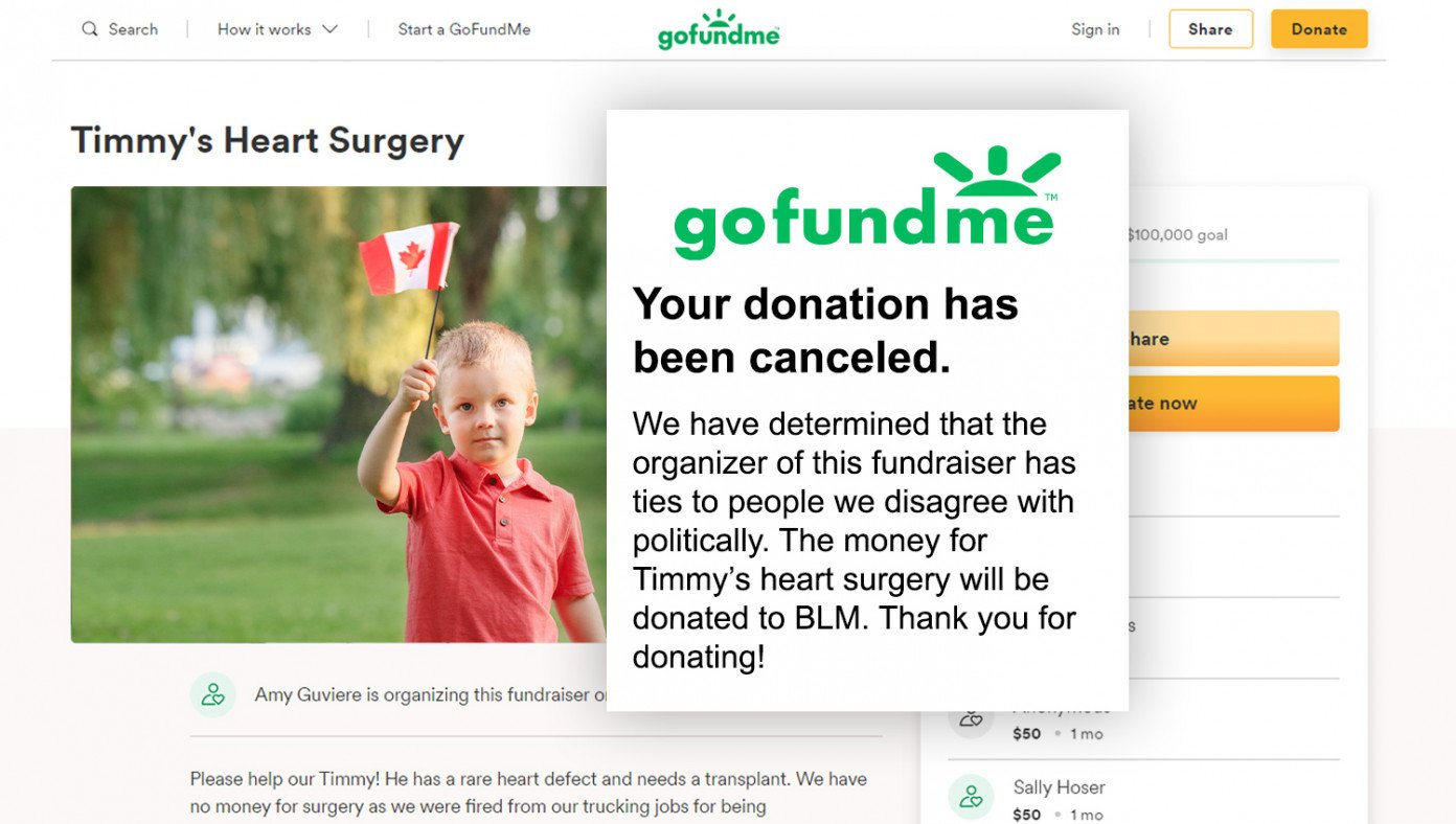 The Babylon Bee on Gab: GoFundMe Freezes Funds For Childs Heart Surgery … - Gab Social