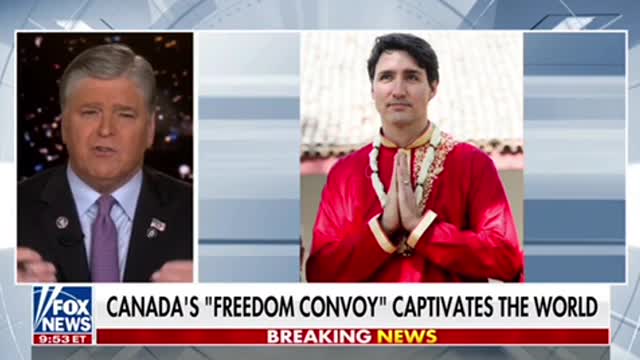 Hannity has a strong message for Justin Trudeau