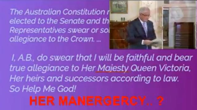 SCOTT MORRISON "UNLAWFUL OATH"