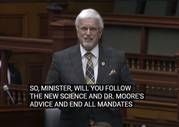 Canadian MP Rick Nicholls on Mandates – Journey to a Better Life
