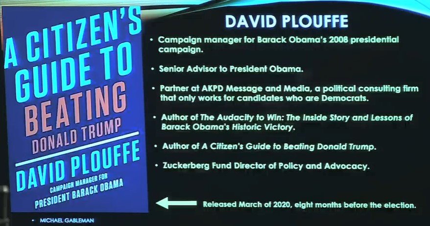 BOOM! Wisconsin Special Counsel Implicates Obama Campaign Manager David Plouffe and ERIC's David Becker in Wisconsin Election Fraud Investigation