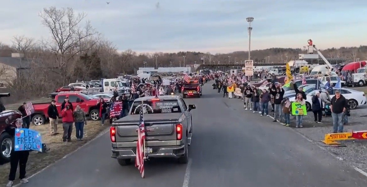 Day Two in Hagerstown, Maryland: "The People's Convoy" Continues to Grow in Size (VIDEO)