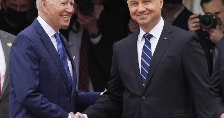 Biden calls for Russia’s Putin to be removed: ‘This man cannot remain in power’ - National | Globalnews.ca