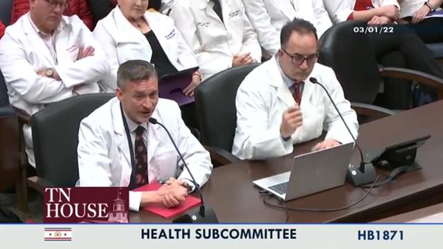 DR. RYAN COLE & DR. RICHARD URSO TESTIFY BEFORE TENNESSEE HOUSE HEALTH SUBCOMMITTEE
