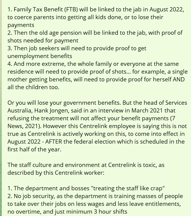 Welfare recipients will have to get jab after election or be denied benefits | Cairns News