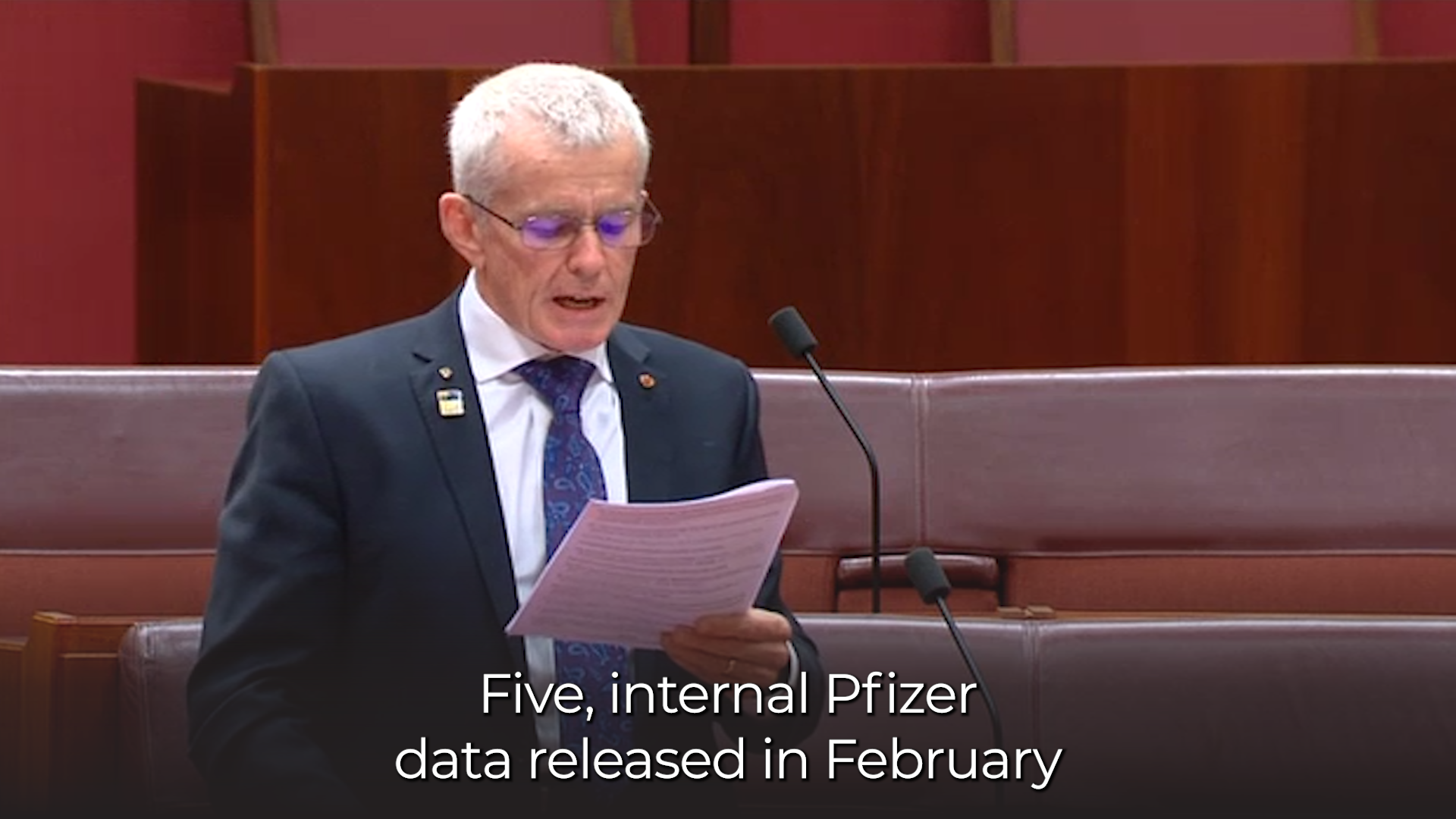 Opposing vaccination mandates in children 0-4 years - Malcolm Roberts