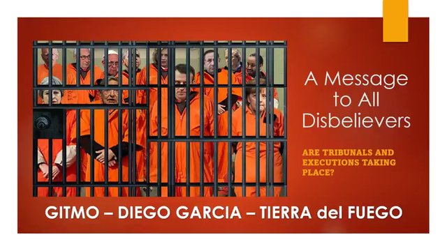 A Message to All Unbelievers about Tribunals and Executions