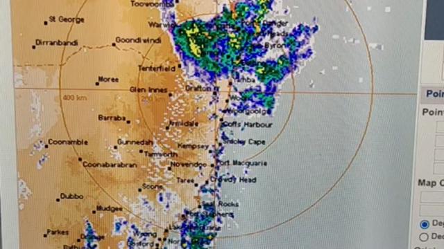 Question is what was making the rain off the coast line? Was it aerial RAAF, boats NAVY??