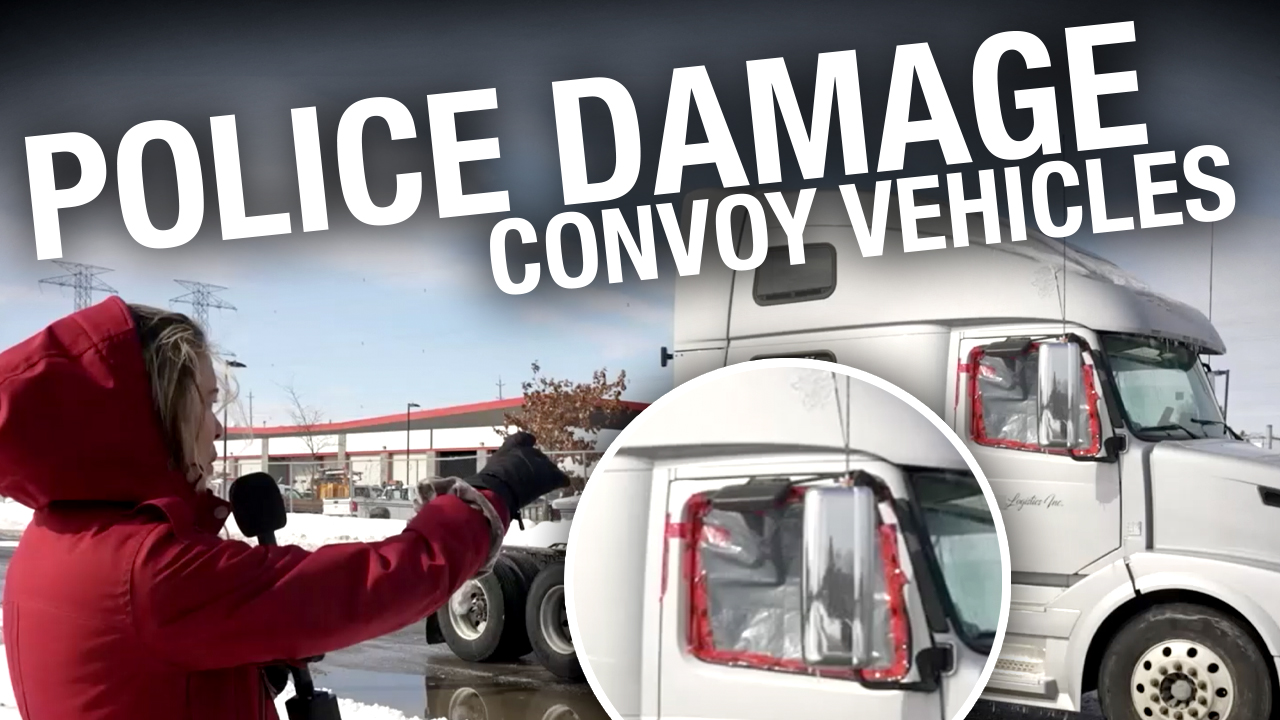 Vehicles in bad shape after being towed to impound lot following Ottawa convoy crackdown - Rebel News