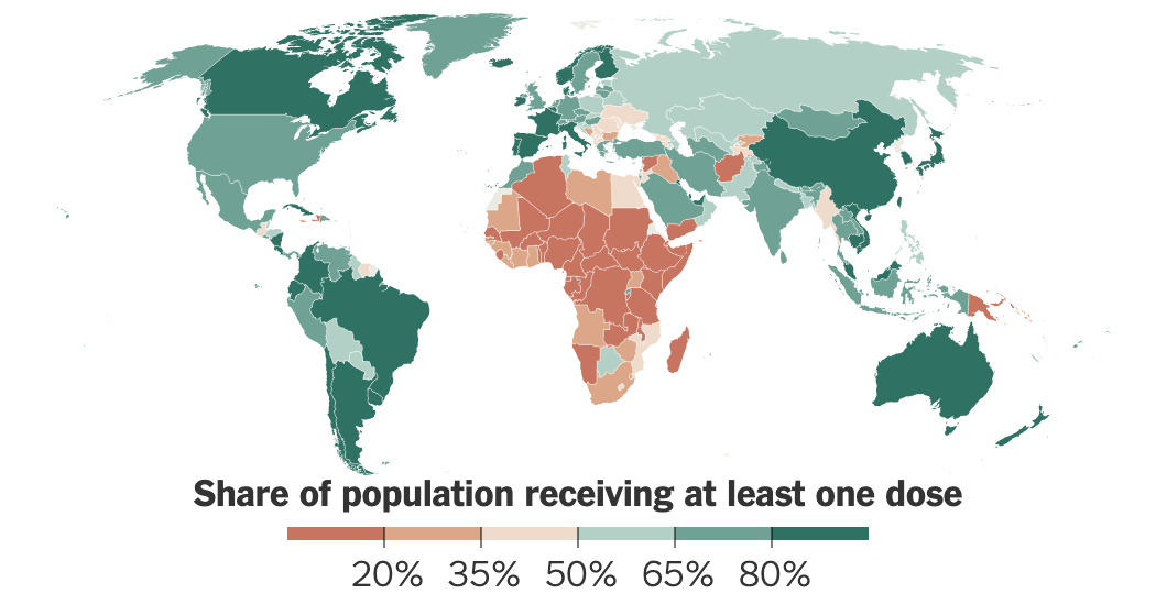 Covid World Vaccination Tracker - The New York Times