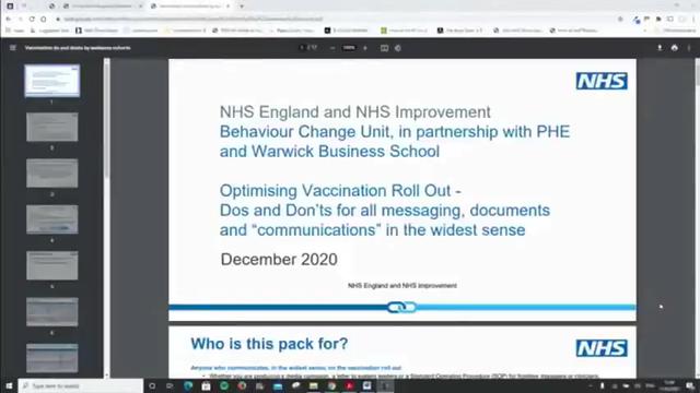 NHS Needle Sales Plans