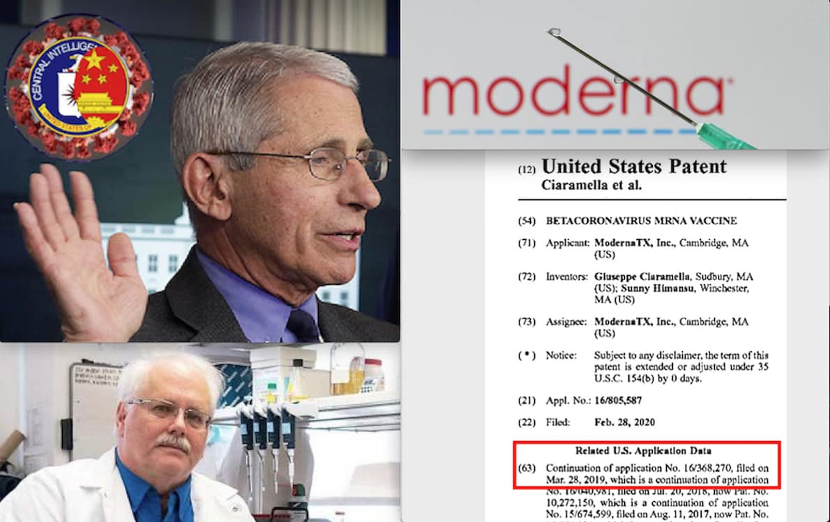 Moderna Vaccine Patented 9 Months Before Pandemic. Thanks to the Fauci-Baric’ Manmade SARS Viruses – Veterans Today | Military Foreign Affairs Policy Journal for Clandestine Services