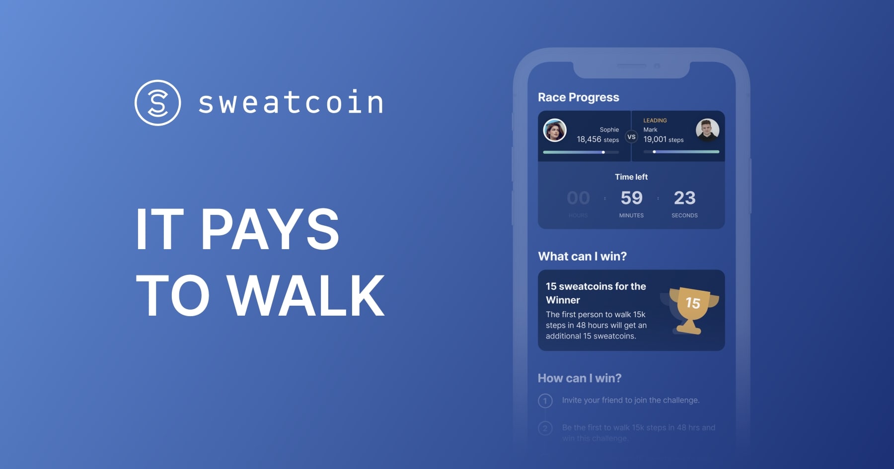 Sweatcoin: Healthier planet. Healthier, wealthier you