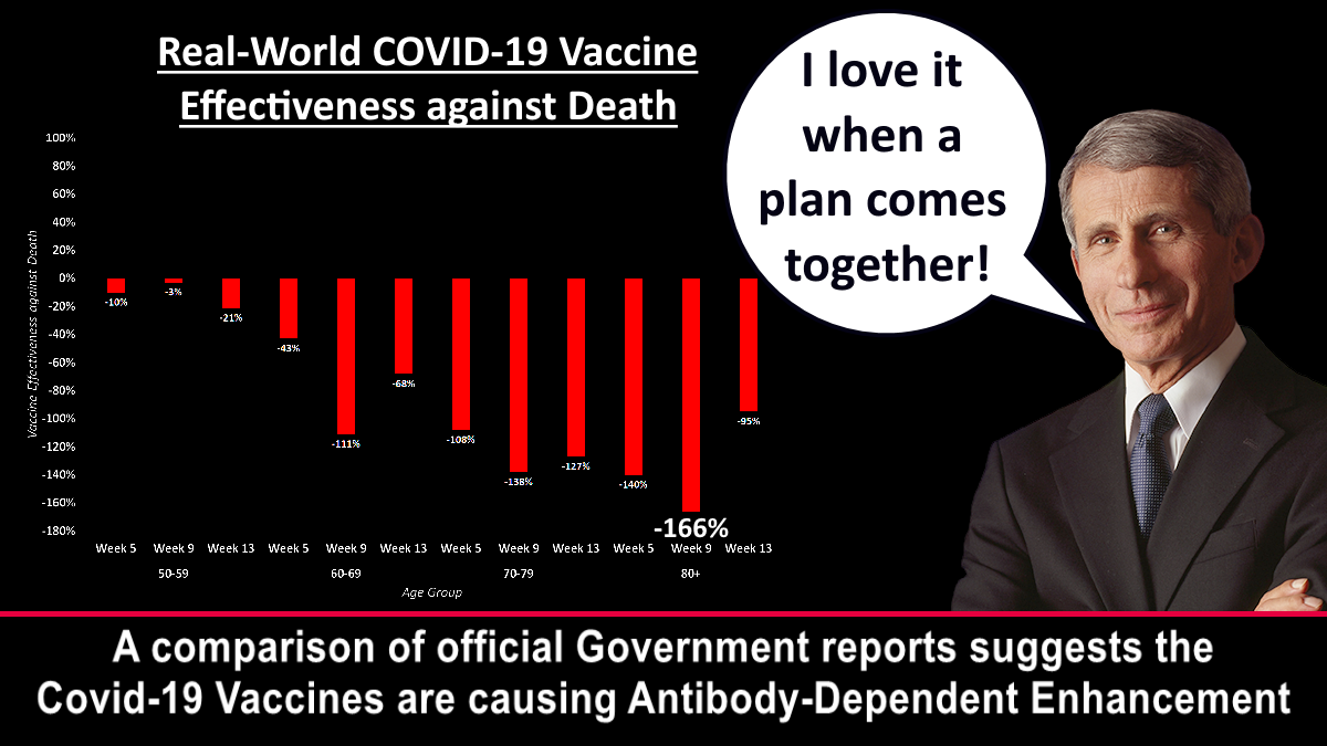 A comparison of official Government reports suggests the Covid-19 Vaccines are causing Antibody-Dependent Enhancement – The Expose