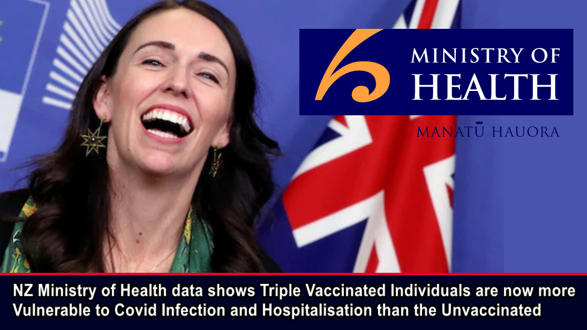 NZ Ministry of Health data shows Triple Vaccinated are now more Vulnerable to Covid Infection and Hospitalisation than the Unvaccinated – The Expose