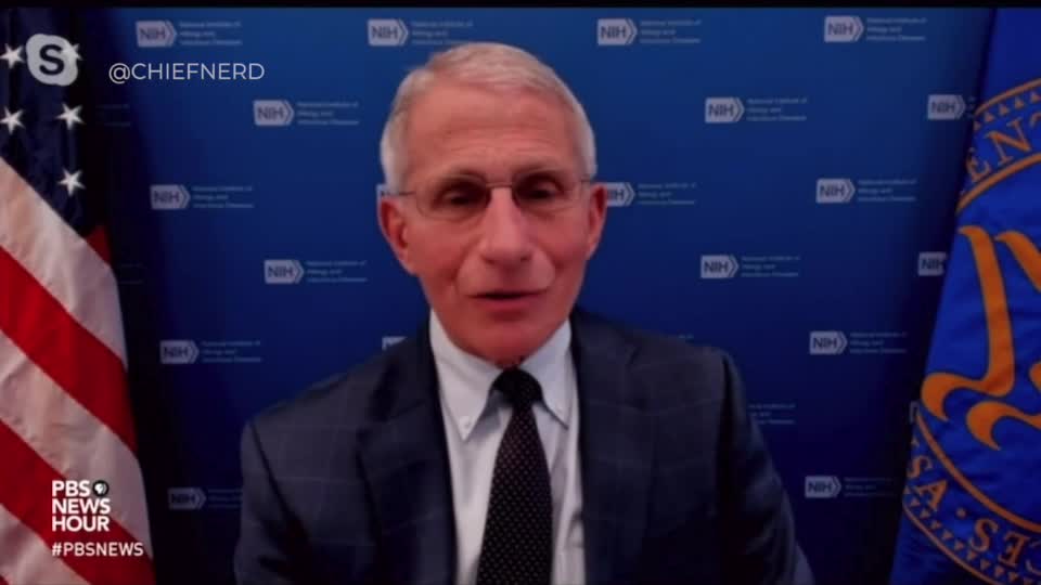 JUST IN – Fauci Says the US is