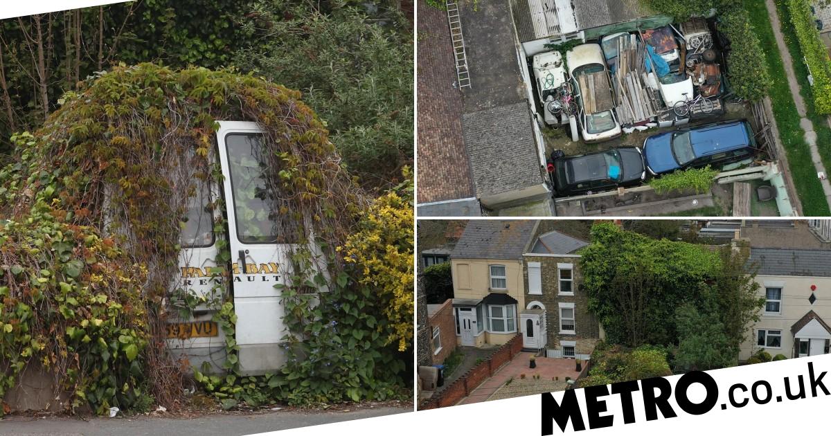 Ramsgate Kent: Overgrown garden engulfs house and van | Metro News