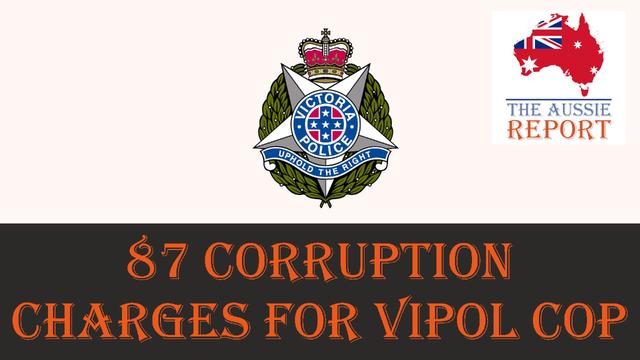 87 Corruption Charges For VicPol Cop