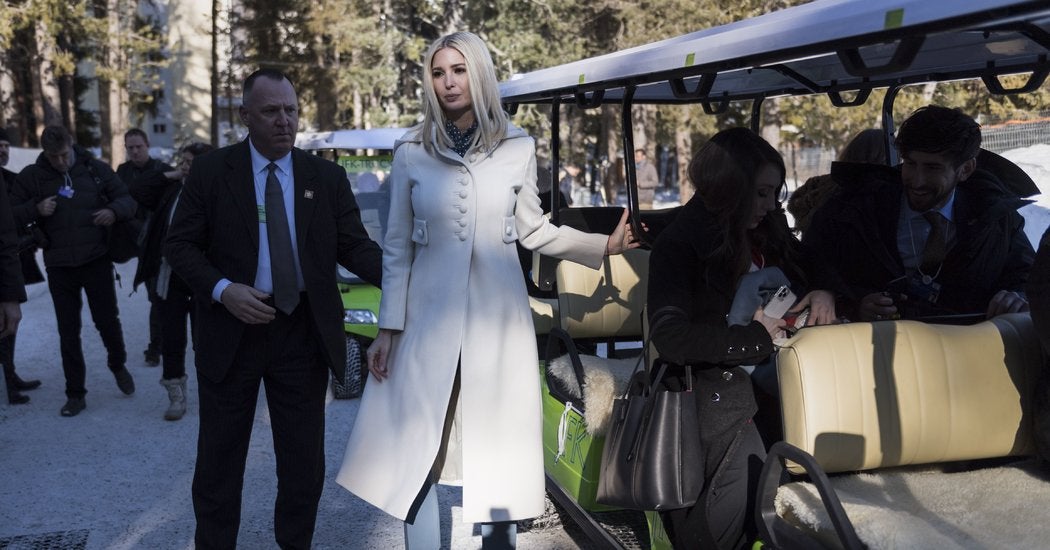 Ivanka Trump Takes Spotlight at Davos, Ahead of Cabinet Members - The New York Times