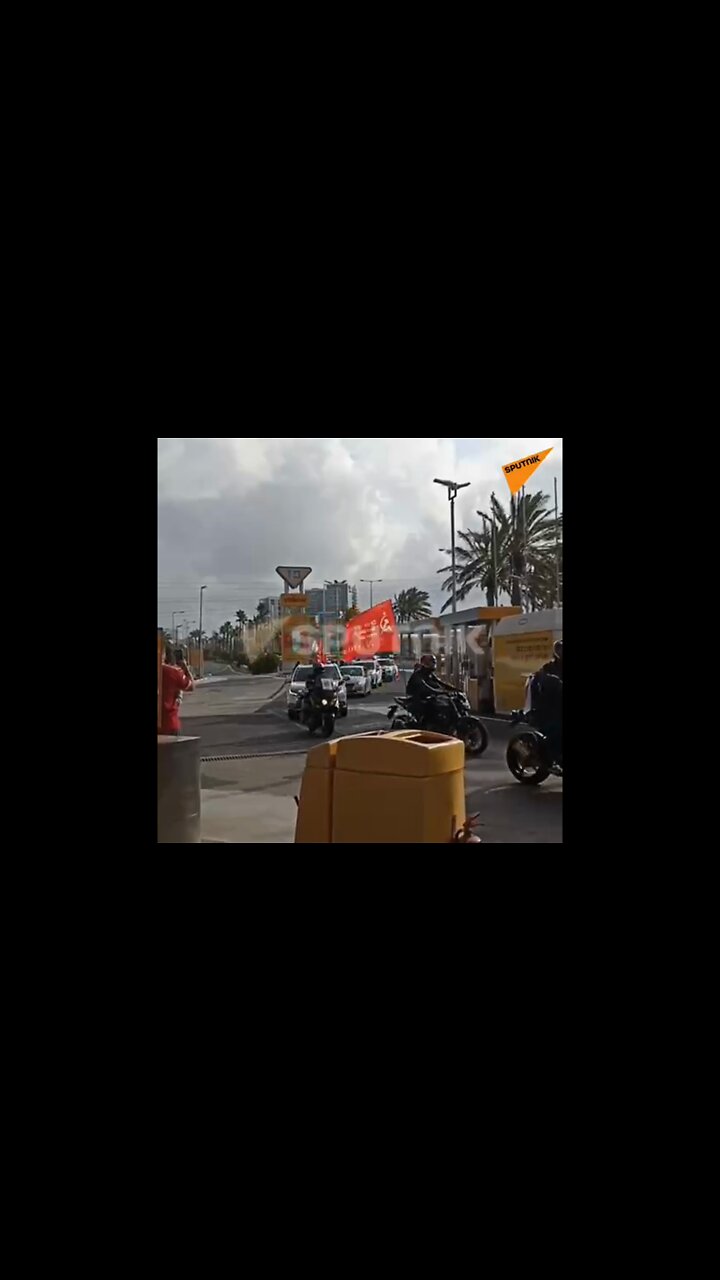 A car and motorcycle rally in support of Russia took place in Israel