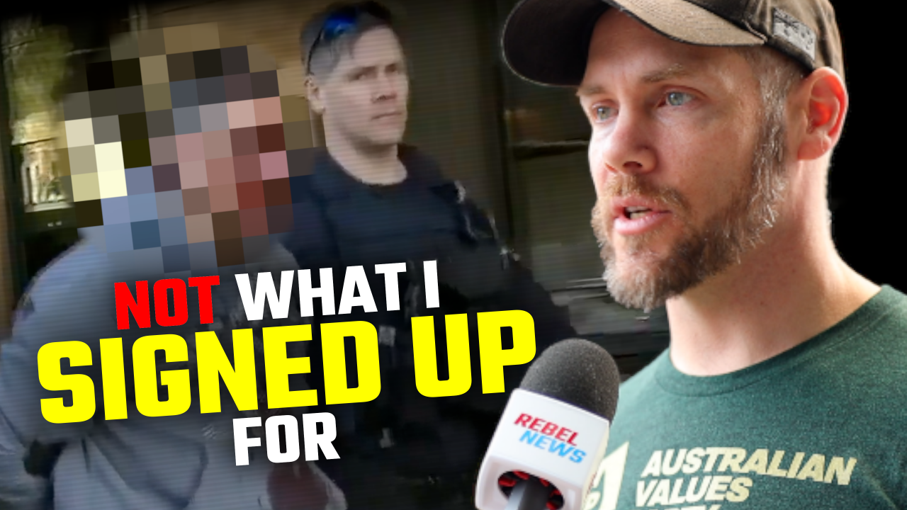 WATCH: Senior Constable QUITS Victoria Police to fight for Aussie Values - Rebel News