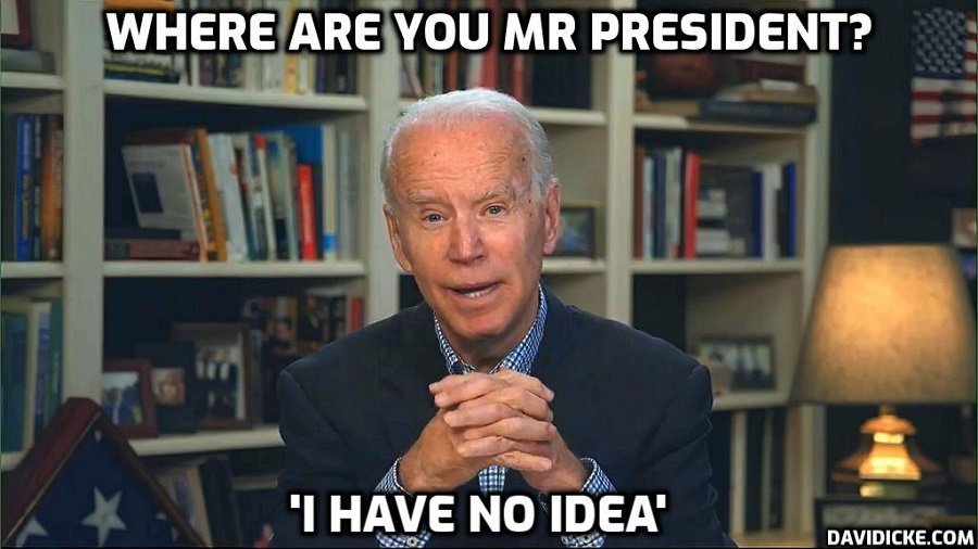 The calculated unmitigated DISASTER that is Joe Biden and he wants to silence anyone who says so  David Icke