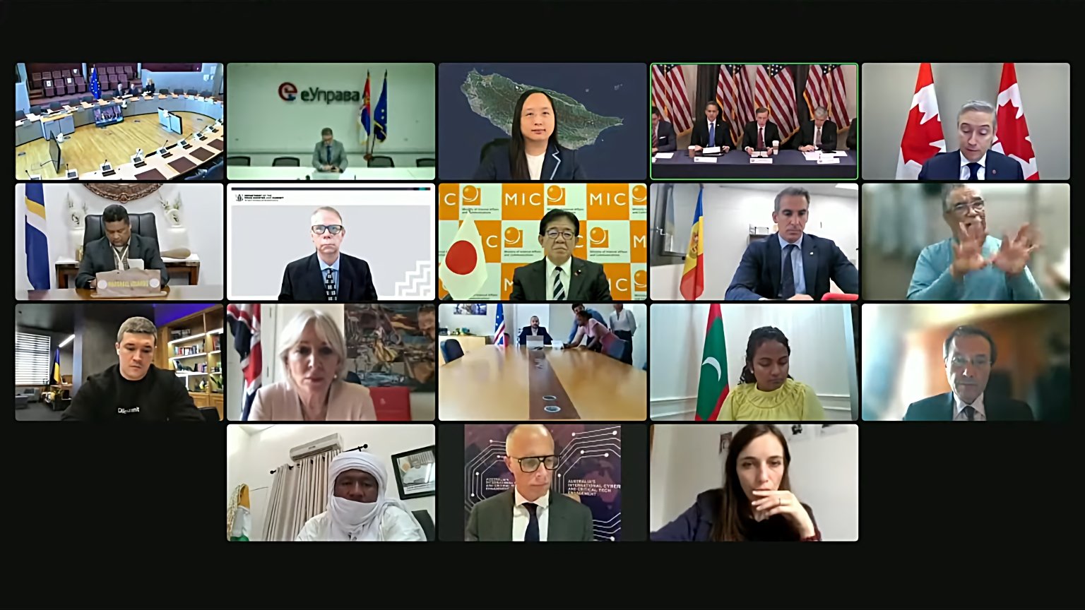 60 countries sign declaration that commits to bolstering "resilience to disinformation and misinformation"