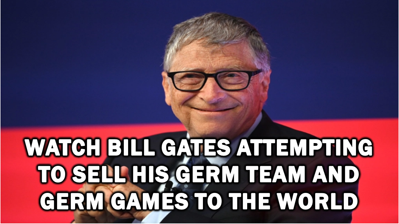 Watch Bill Gates Attempting to Sell His GERM Team and GERM Games to The World  The Expose