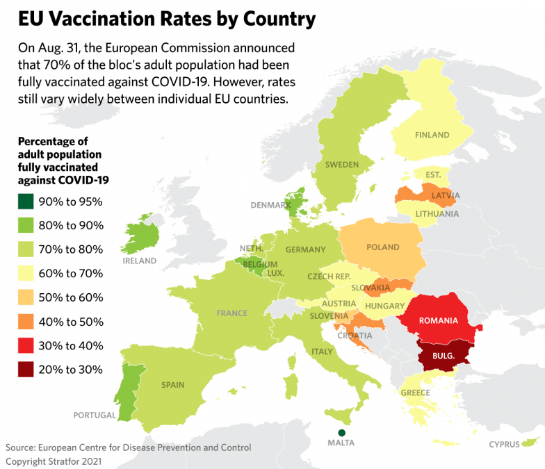 Almost fully vaccinated countries against poorly vaccinated European countries – a striking result – World-Signals News