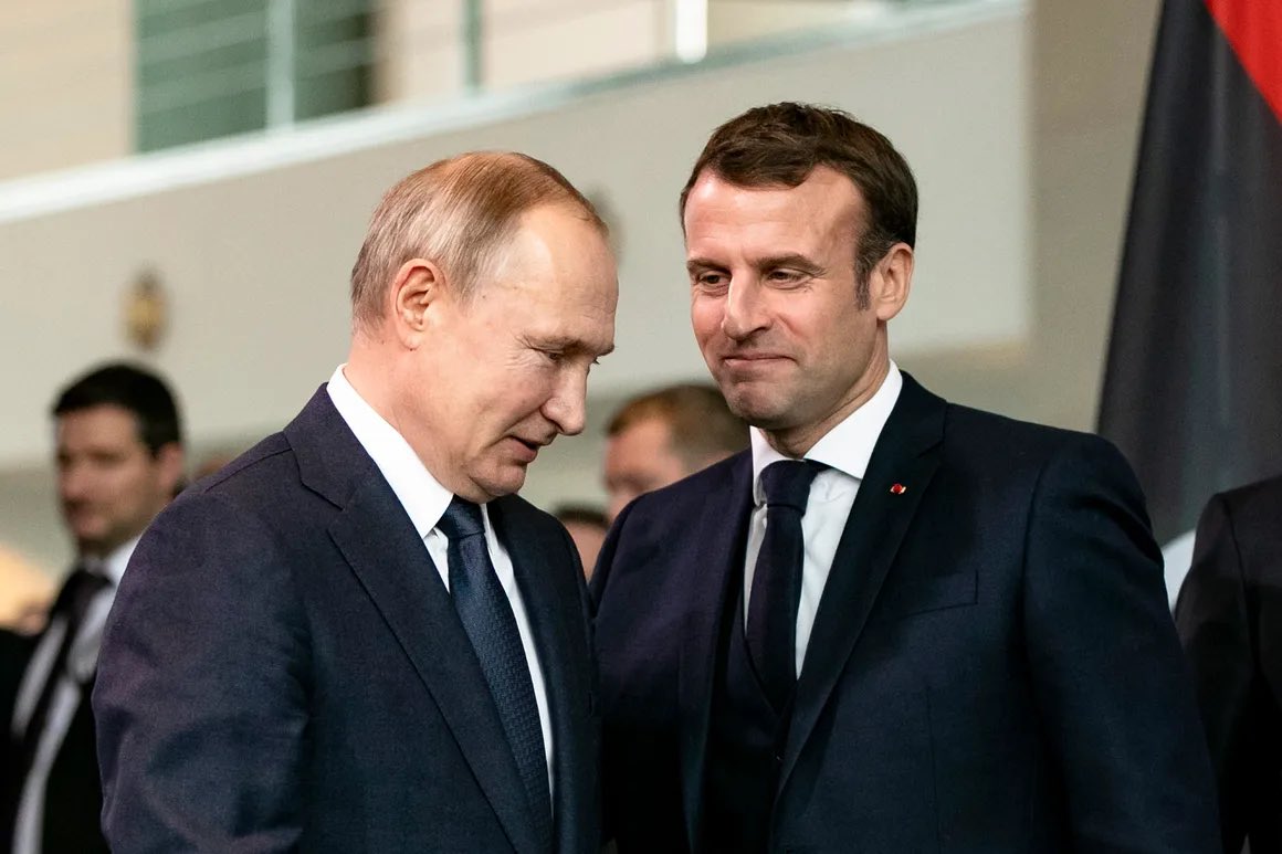 Business Ukraine mag on Twitter: "French President  Emmanuel Macron appears convinced that losing a genocidal war of aggression would be “humiliating” for Putin. If he really believes this, surely it should make him even more determined to secure Russia’s complete and total defeat?… https://t.co/9n7Q6kNvcN"