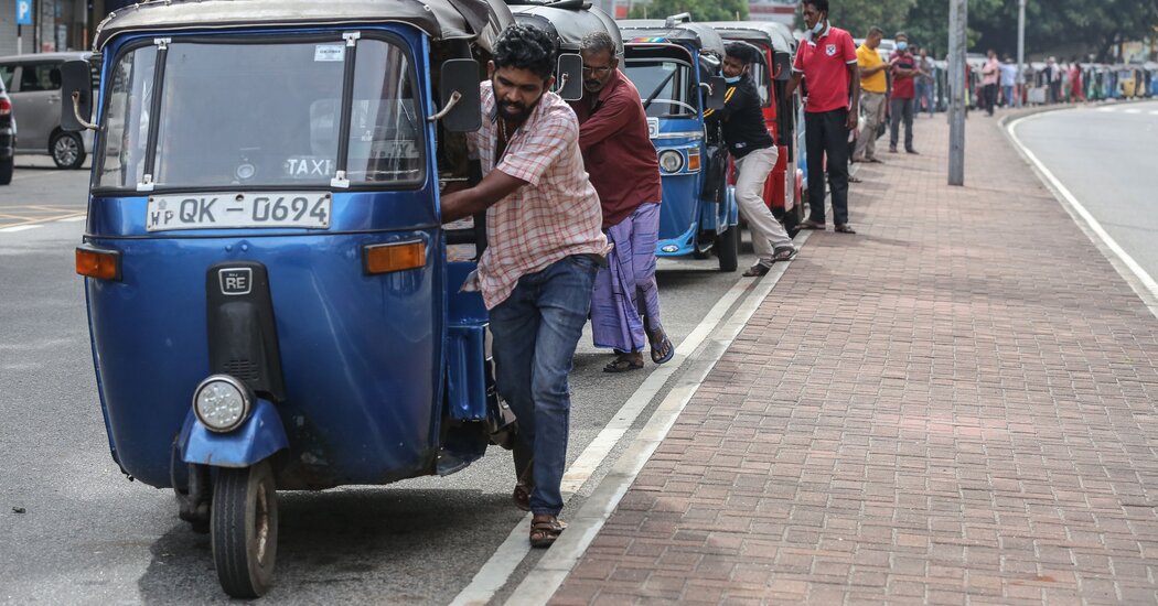 Fuel-Starved and Stuck in Crisis, Sri Lanka Orders Work from Home - The New York Times