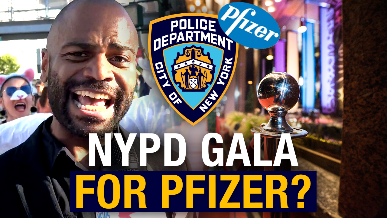New York City Police Host Gala for Pfizer - Rebel News