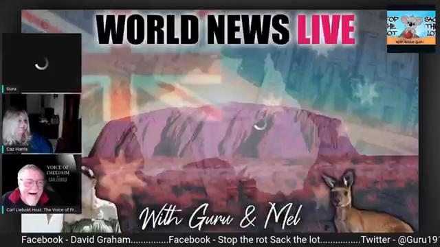 Guru and Caz joined by Carl Liebold Monday 6 June