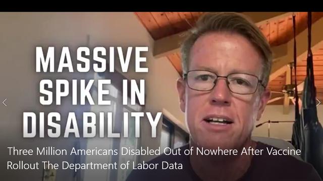 Three Million Americans Disabled Out of Nowhere After Vaccine Rollout The Department of Labor Data