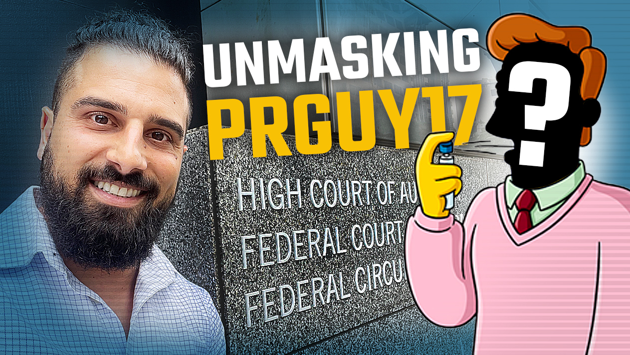 BREAKING: Federal Court ORDERS Twitter to unmask 'PRGuy' for Avi Yemini