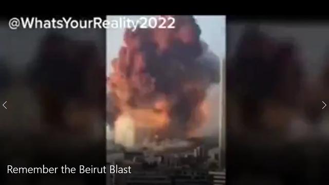 Remember the Beirut Blast