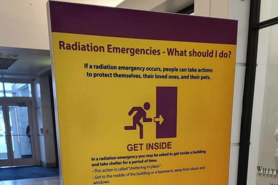 *****BULLETIN***** Shopping Mall Signs Warn of Nuclear War Emergencies – Telegraph