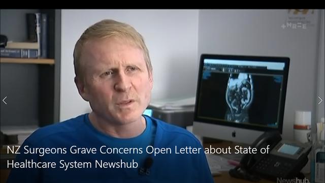 NZ Surgeons Grave Concerns Open Letter about State of Healthcare System Newshub