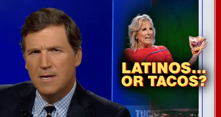 Watch how Tucker roasts Jill Biden over “Tacos” Comment Fallout - Truth Patriots