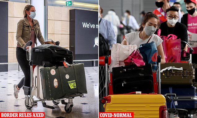 Covid-19 Australia: International travellers no longer required to be vaccinated to enter Australia | Daily Mail Online