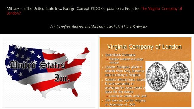 Military - Is the United States Inc a front for the Virginia Company of London or not?
