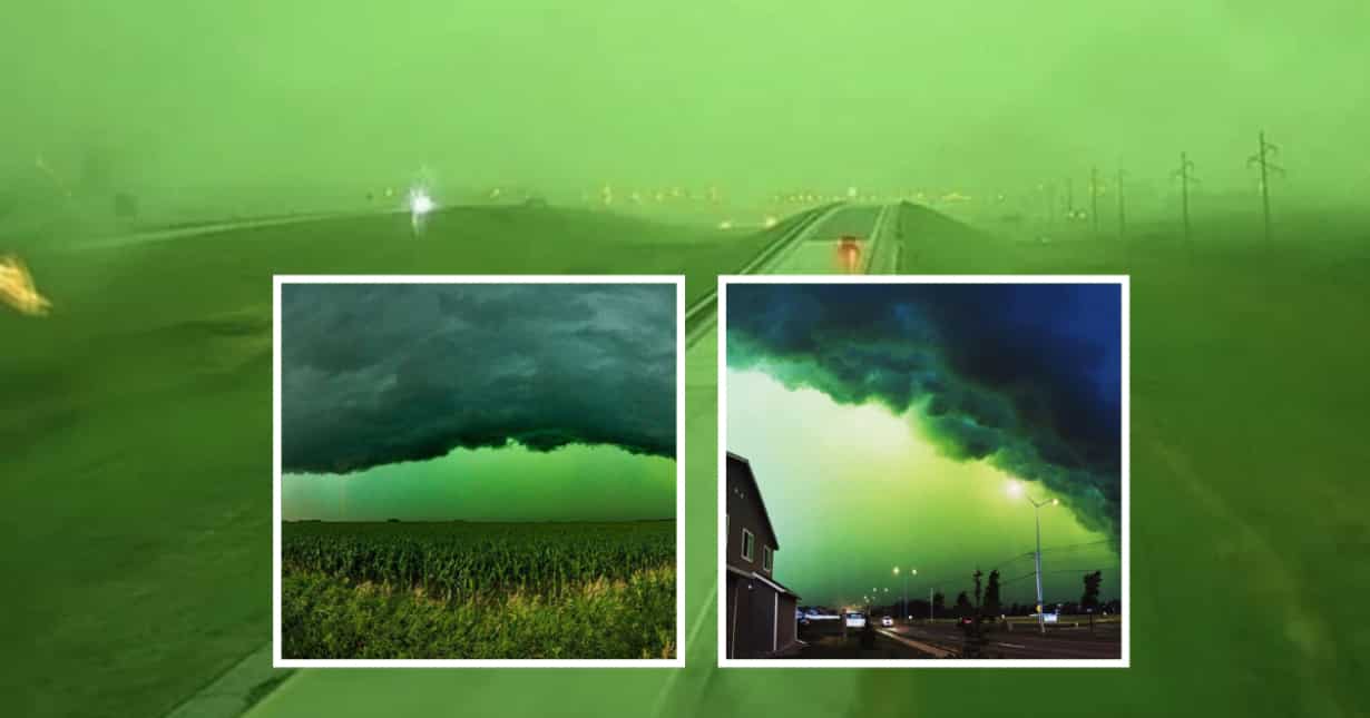 As if another planet! What is this celestial phenomenon that turns blue skies of South Dakota green - see pics - World News