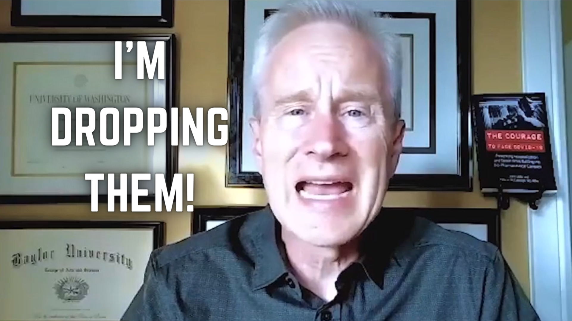 "I'm Dropping Them!" - Dr. Peter McCullough Turns Vaccine Skeptic [VIDEO]
