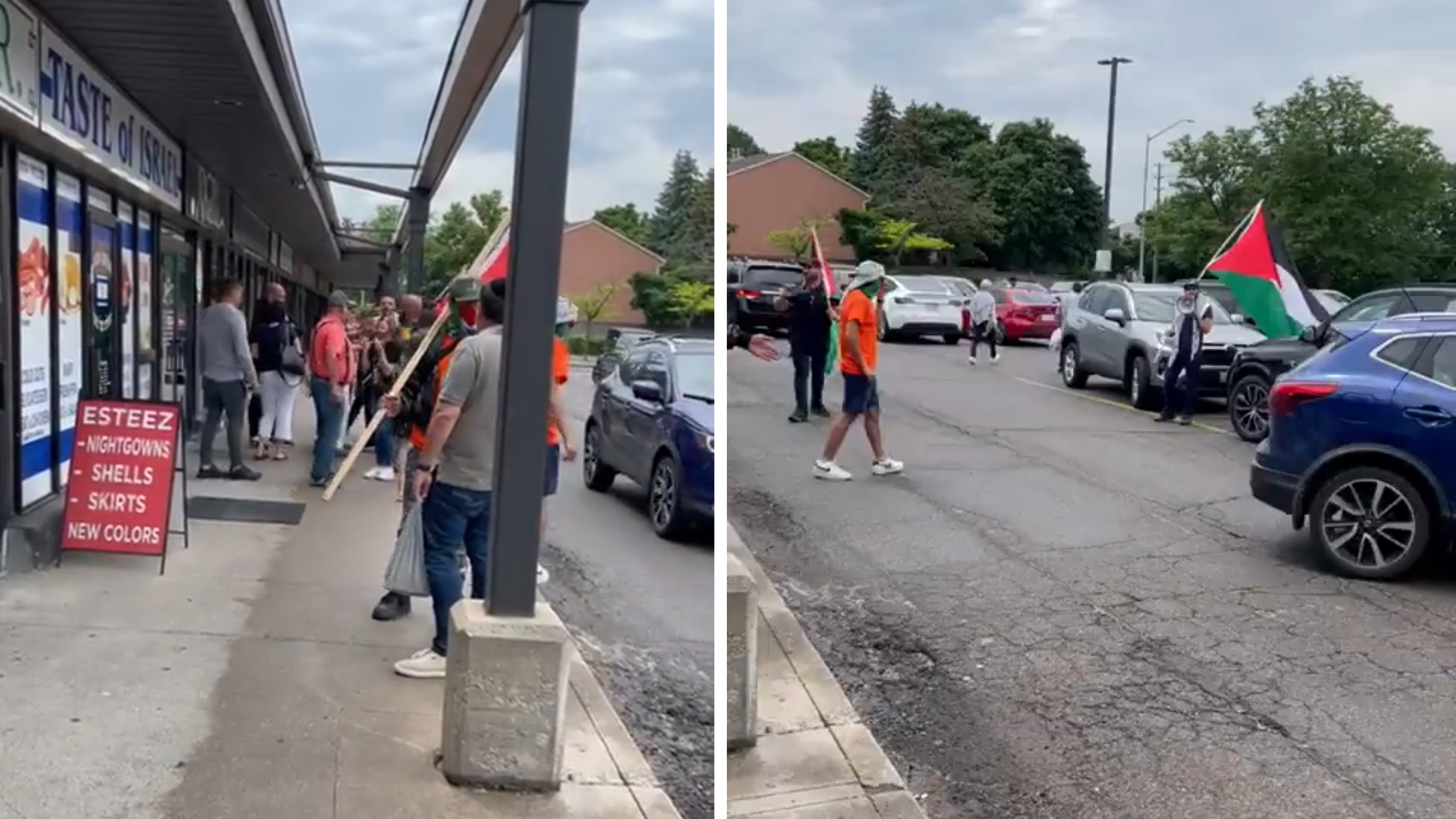 Anti-Israel protesters target Thornhill kosher grocery store - Rebel News